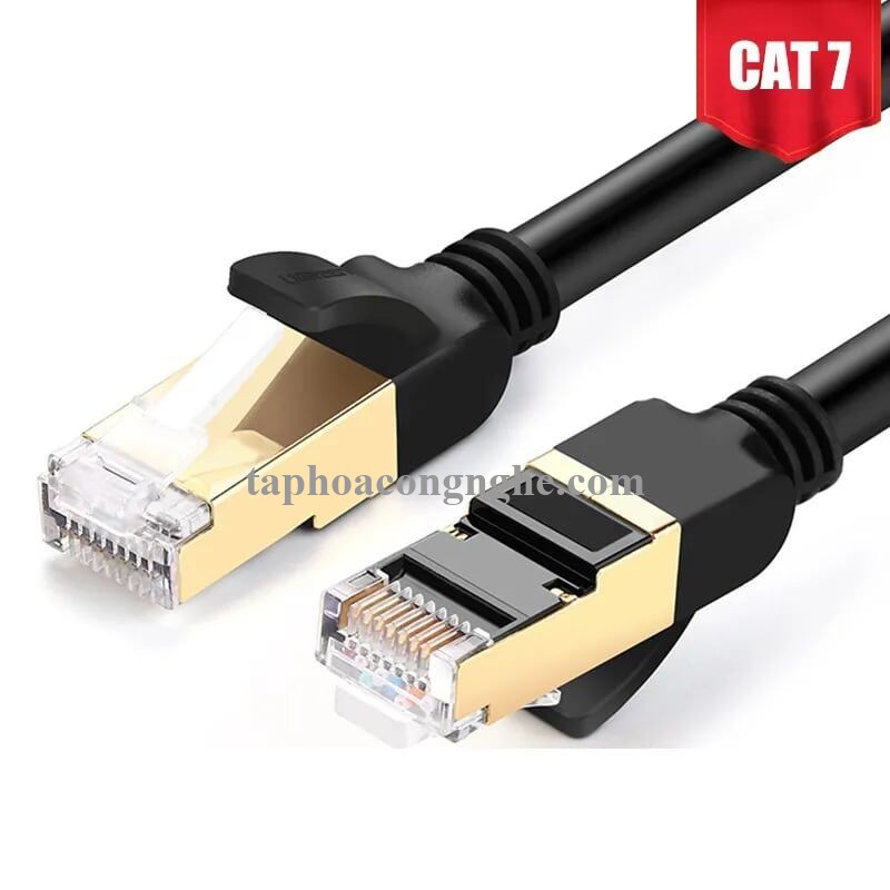 Ugreen 11273 10M màu Đen Cáp mạng LAN CAT7 STP chống nhiễu NW107 30011273